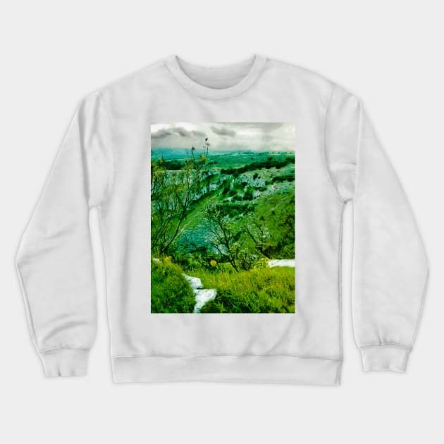 Cheddar Gorge Crewneck Sweatshirt by PictureNZ